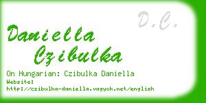 daniella czibulka business card